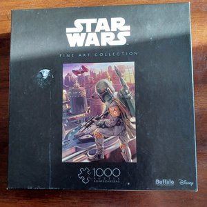 Star Wars Fine Art Collection Puzzle, Boba Fett, 1000 Piece, unopened